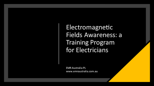 Electricians - Electromagnetic Fields Awareness Training Program